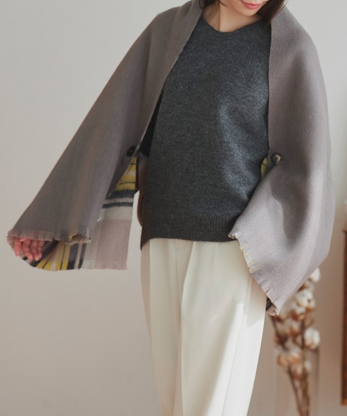 macocca（マコッカ） ストール マフラー シルケットウール カシミヤ混