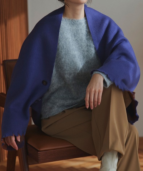 macocca（マコッカ） ストール マフラー シルケットウール カシミヤ混