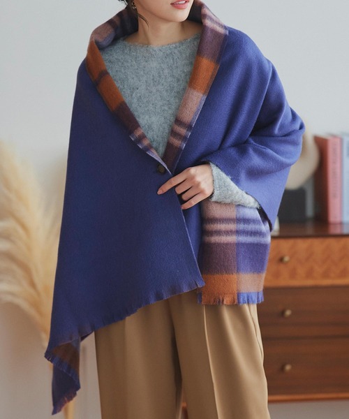 macocca（マコッカ） ストール マフラー シルケットウール カシミヤ混