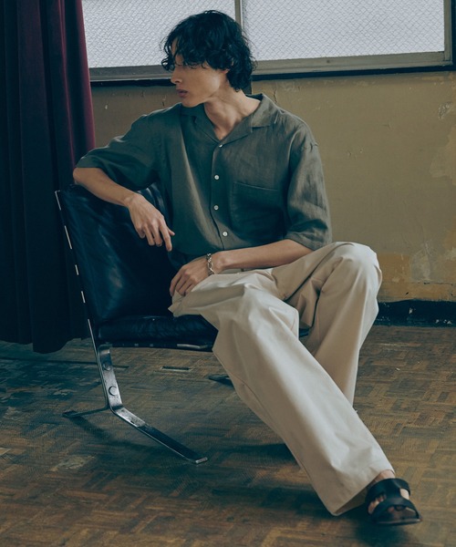 「Bleme」 チノパンツ X-LARGE ネイビー メンズ_画像8