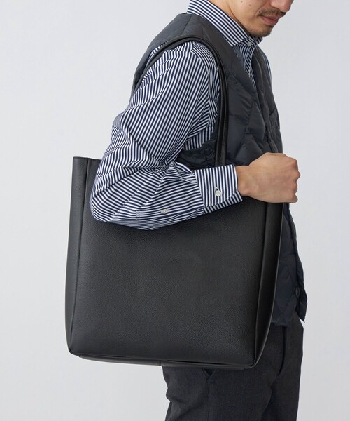「SHIPS」 トートバッグ ONE SIZE ブラック メンズ