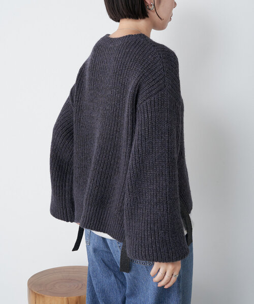 「Jena espace merveilleux」 長袖ニット FREE ブルー レディース_画像9