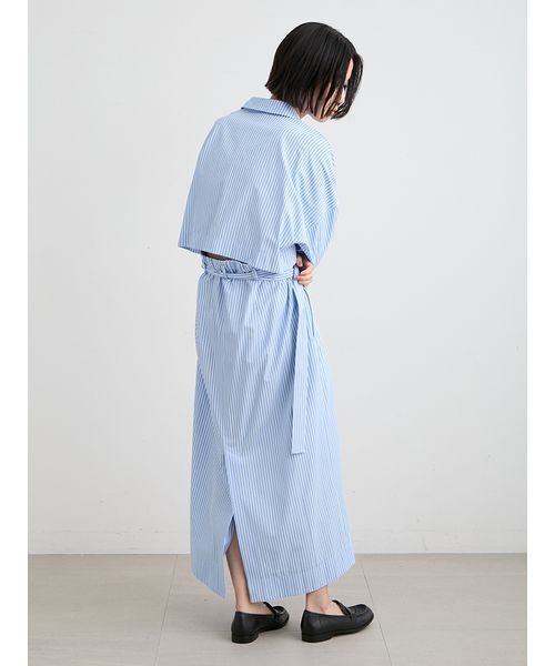 MIESROHE（ミースロエ） ワンピース 「洗える」オープンバックシャツ