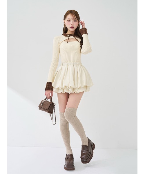 Darich（ダーリッチ） ニット セーター チェックカフスリブニット