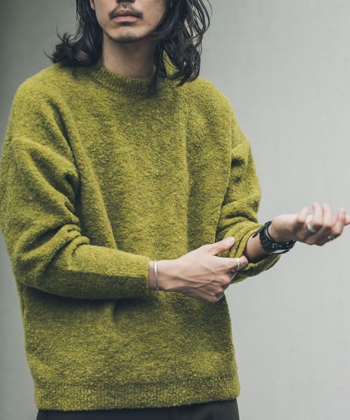 「URBAN RESEARCH Sonny Label」 長袖ニット MEDIUM ベージュ メンズ_画像3