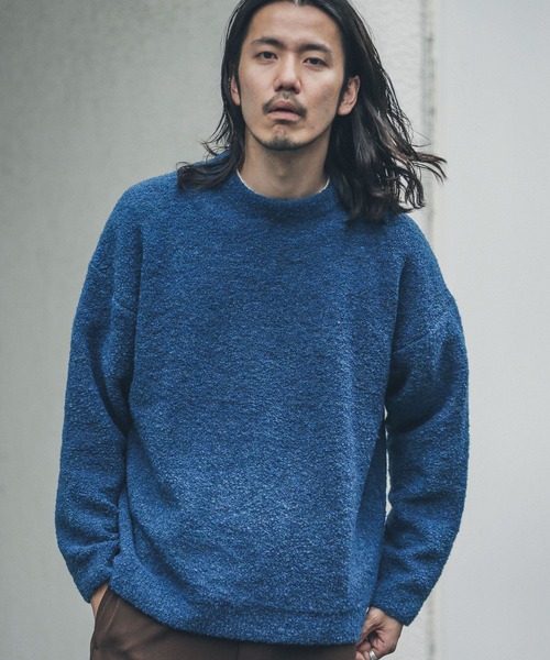 「URBAN RESEARCH Sonny Label」 長袖ニット MEDIUM ベージュ メンズ_画像5