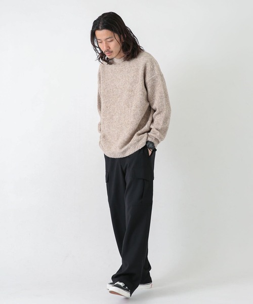 「URBAN RESEARCH Sonny Label」 長袖ニット MEDIUM ベージュ メンズ_画像9