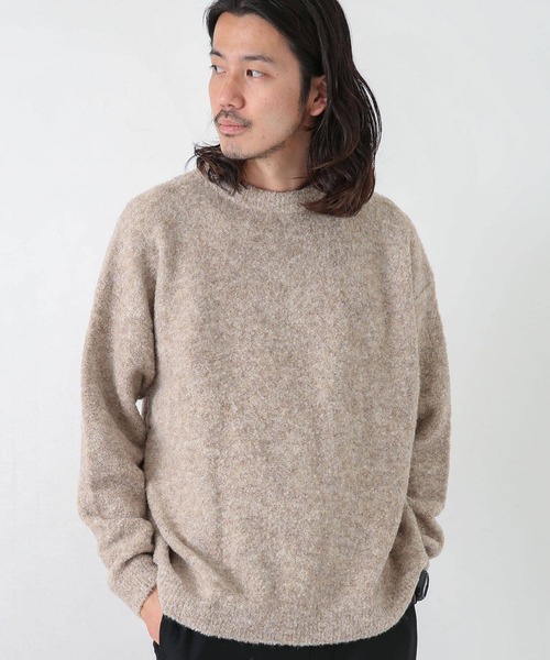 「URBAN RESEARCH Sonny Label」 長袖ニット MEDIUM ベージュ メンズ_画像10