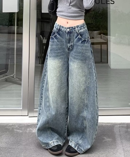 LACーVERT ワイドパンツ ジーンズ デニム デニムパンツ ワイドレッグ