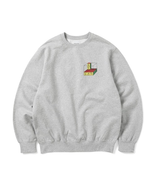 thisisneverthat グレー ロゴ スウェット M thisisneverthat（ディスイズネバーザット） スウェットカットソー M
