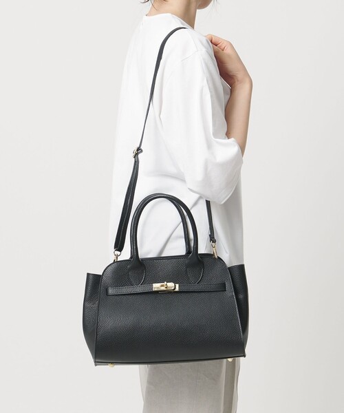 新品未使用AULENTTI SQE 2WAY TOTE BLACK AULENTTI（オウレンティ） トートバッグ SQE BAG レディース