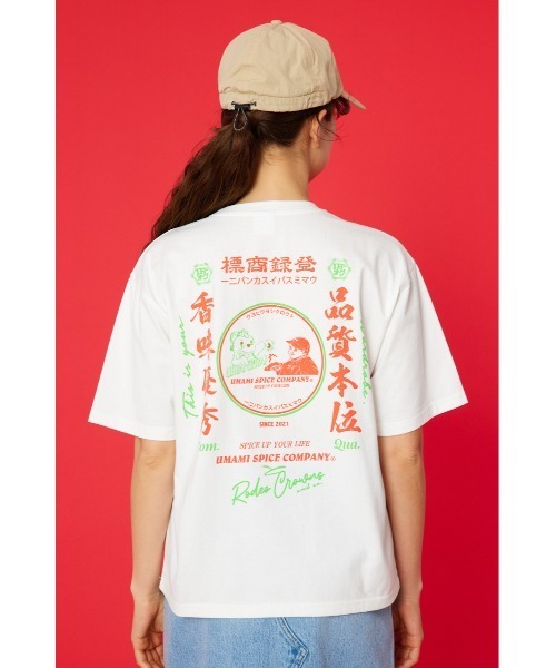 「RODEO CROWNS WIDE BOWL」 半袖Tシャツ LARGE オフホワイト レディース_画像9