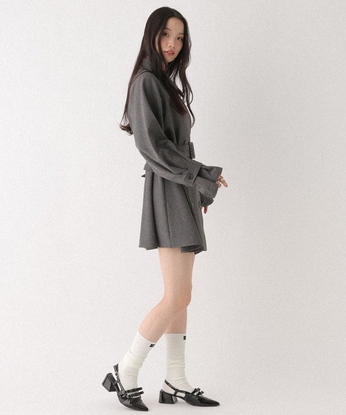 Heather（ヘザー） トレンチコート コート マルチWAYミドルトレンチ