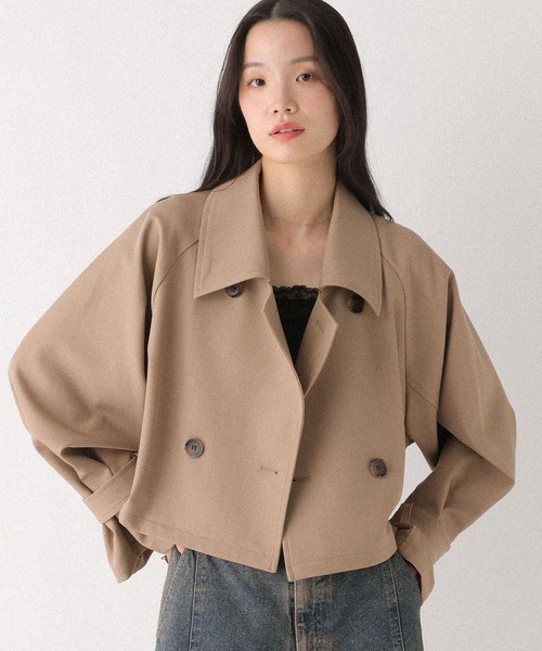 Heather（ヘザー） トレンチコート コート マルチWAYミドルトレンチ