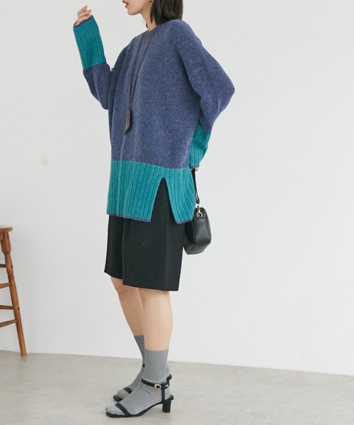 「DOUX ARCHIVES」 長袖ニット FREE グレー レディース_画像7