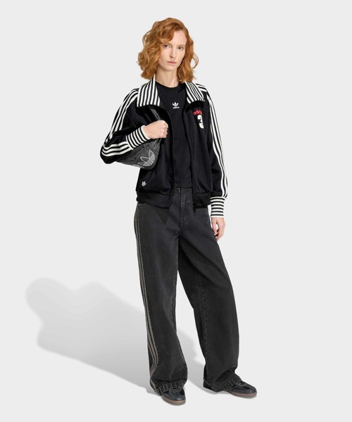adidas リバーシブル　トラックジャケット　ジャージ　アート　ストライプ adidas（アディダス） ジャージ ビンテージ BB TT ストライプ リブ