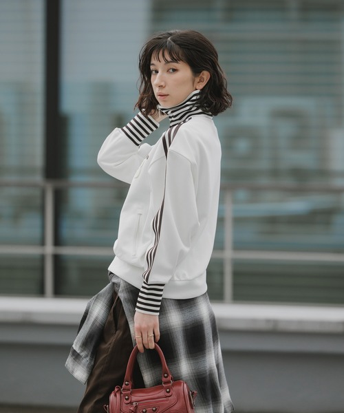 アディダス adidas コンテンプBB トラックジャケット adidas（アディダス） ジャージ ビンテージ BB TT ストライプ リブ