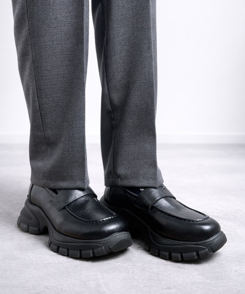 MAISON SELECT ローファー 入学式 2C95-SZ チャンキーソール コイン