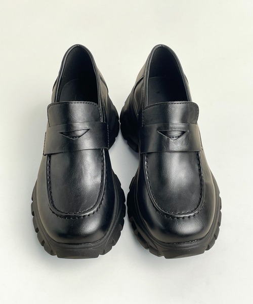 MAISON SELECT ローファー 入学式 2C95-SZ チャンキーソール コイン
