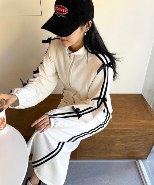 セットアップ リボン ライン ジャージ レディース : ZOZOTOWN Yahoo!店