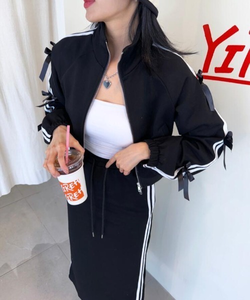 セットアップ リボン ライン ジャージ レディース : ZOZOTOWN Yahoo!店