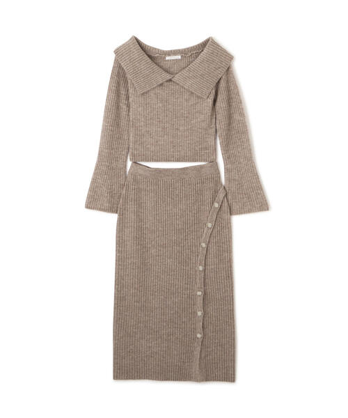 「PROPORTION BODY DRESSING」 セットアップ MEDIUM ベージュ レディース_画像2
