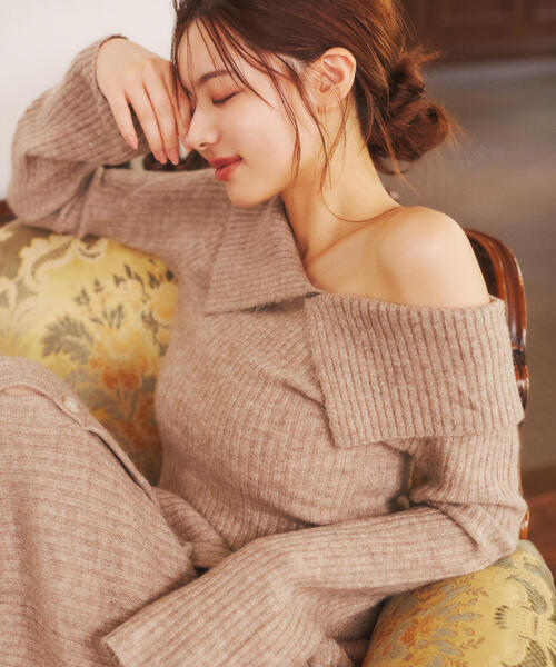 「PROPORTION BODY DRESSING」 セットアップ MEDIUM ベージュ レディース_画像3