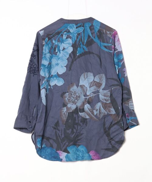 「Desigual」 長袖ブラウス M ネイビー レディース_画像2