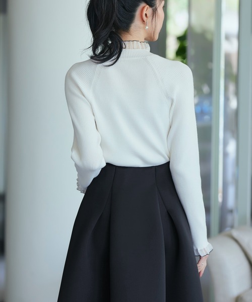 「RUIRUE BOUTIQUE」 長袖ニット M ブラック レディース_画像4