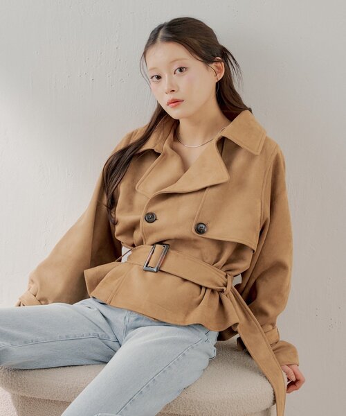 未使用　FORME ショートトレンチコート 東原亜希 FORME 2025 SPRING SHORT TRENCH COAT