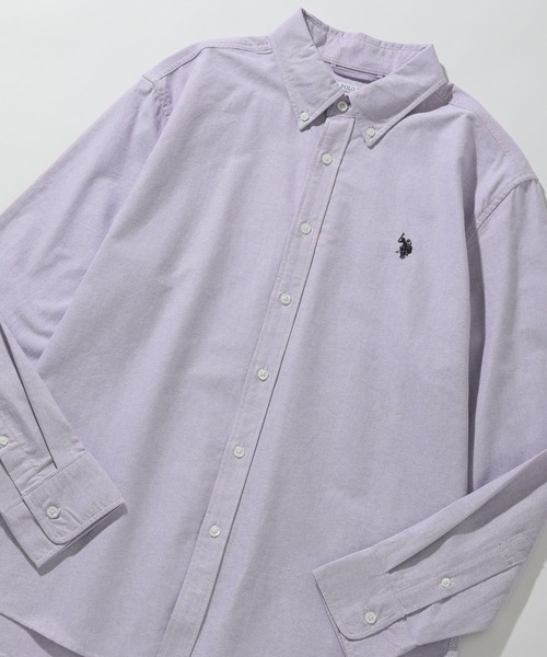 「U.S. POLO ASSN.」 長袖シャツ M ブラック メンズ_画像7
