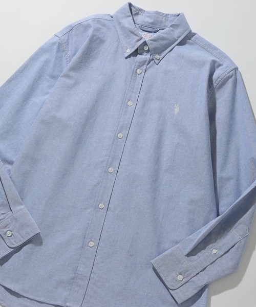 「U.S. POLO ASSN.」 長袖シャツ M ブラック メンズ_画像9