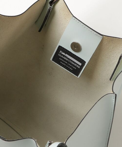 「GIANNI CHIARINI」 ハンドバッグ - ブルー レディース_画像4