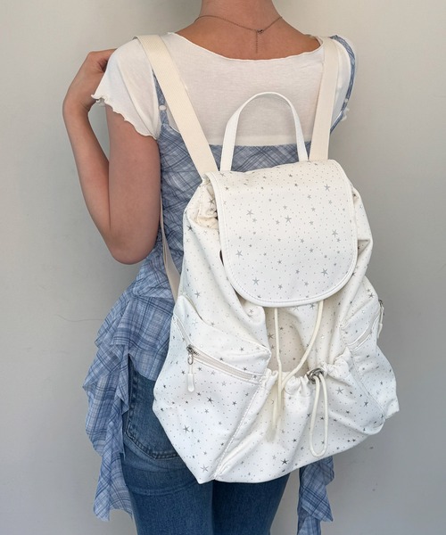 frunco デイバック リュック 星柄リュック レディース : ZOZOTOWN