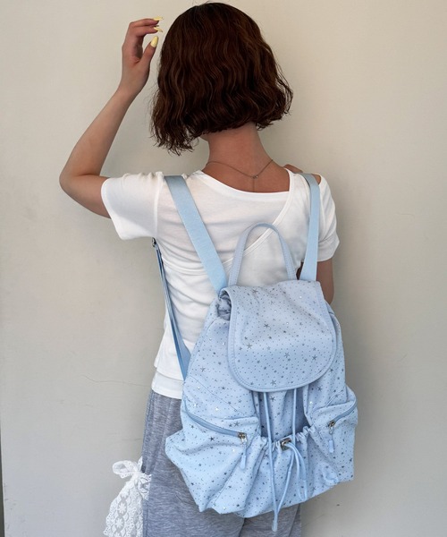 frunco デイバック リュック 星柄リュック レディース : ZOZOTOWN
