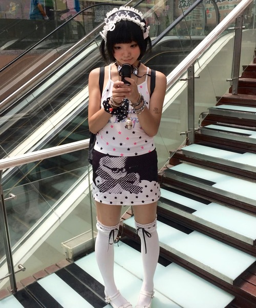 AsheKsha スカート 水玉・星・猫のプリントスカート : ZOZOTOWN Yahoo