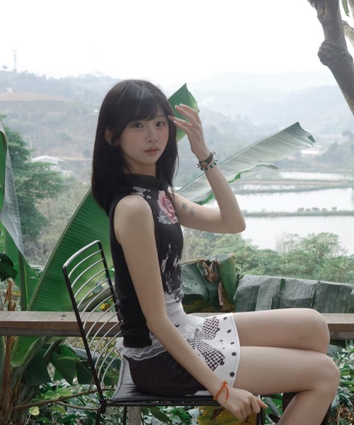 AsheKsha スカート 水玉・星・猫のプリントスカート : ZOZOTOWN Yahoo