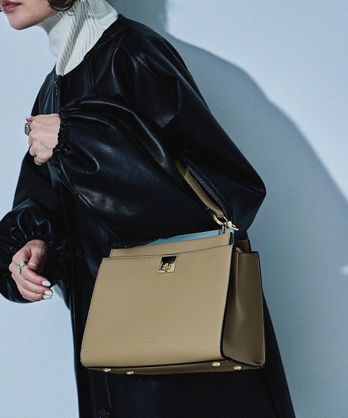 「HUNDRED」 2WAYバッグ ONE SIZE ベージュ レディース_画像4
