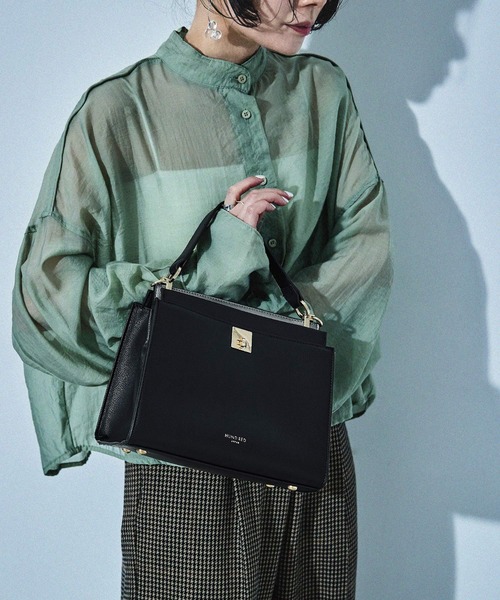 「HUNDRED」 2WAYバッグ ONE SIZE ベージュ レディース_画像9