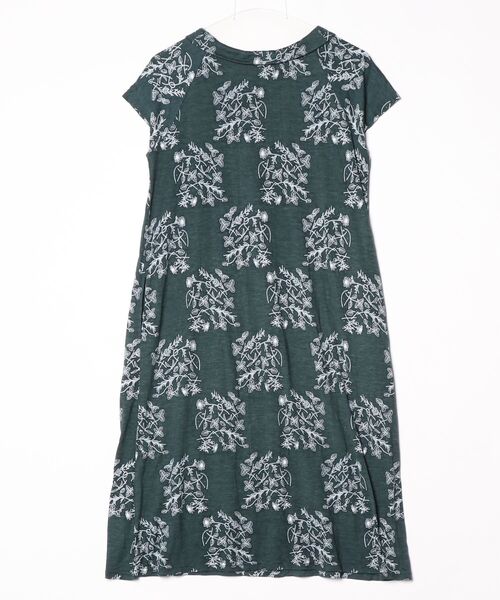 「Sally Scott」 半袖ワンピース M グリーン レディース_画像2