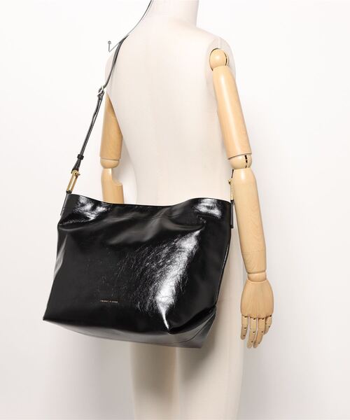 「CHARLES & KEITH」 トートバッグ - ブラック レディース_画像6