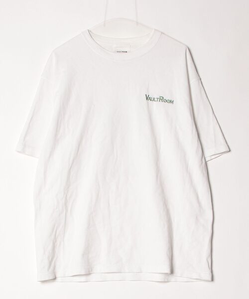 VAULTROOM ワンポイント半袖Tシャツ L ホワイト メンズ : ZOZOTOWN