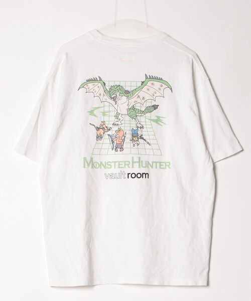 VAULTROOM ワンポイント半袖Tシャツ L ホワイト メンズ : ZOZOTOWN