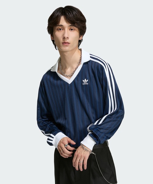 adidas（アディダス） adidas tシャツ アディカラー ピケ サッカー長袖