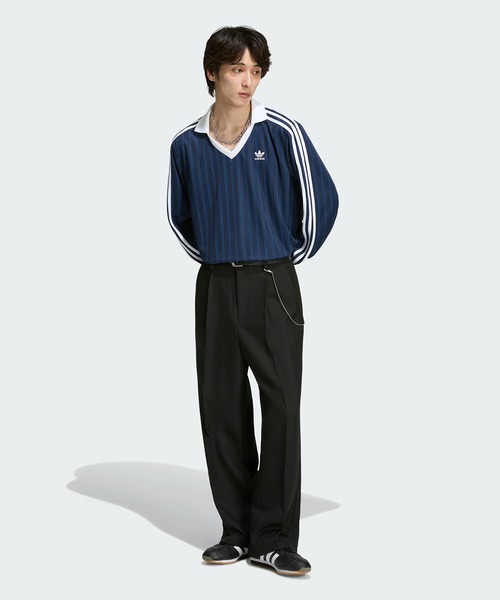 adidas（アディダス） adidas tシャツ アディカラー ピケ サッカー長袖
