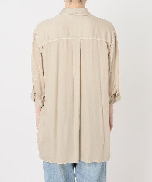 plage（プラージュ） ブラウス シャツ Over dye safari シャツ
