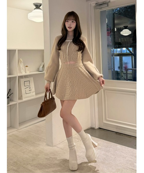 Darich ダーリッチ 美シルエットストレッチショートブーツ ベージュ M Darich（ダーリッチ） ショート ブーツ 美シルエットストレッチ