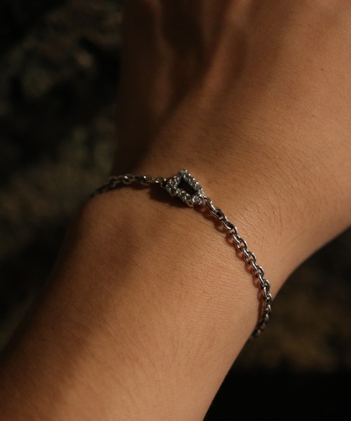 80s シルバーブレスレット ハート 925 ブレスレット 「ZOZOTOWN限定」Silver925 Heart Bracelet / シルバー