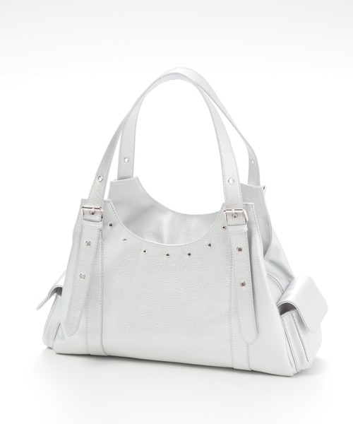 「PAGEBOY」 トートバッグ FREE シルバー レディース_画像6