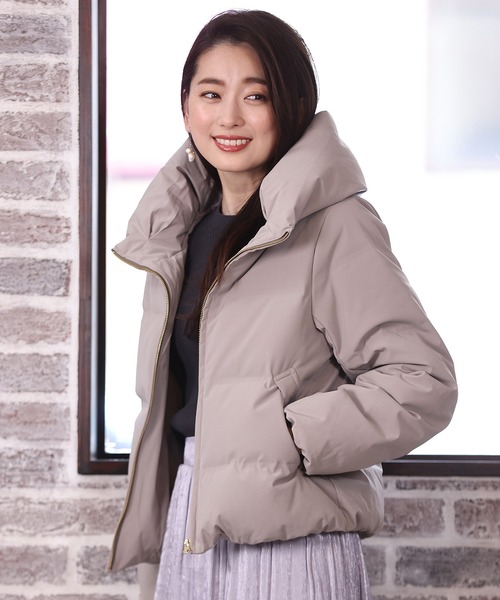 TRUDEA ダウン ダウンジャケット シームテープ ショート